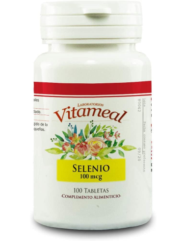 Selenio 100mcg Vitameal  60 Cápsulas para tu Bienestar
