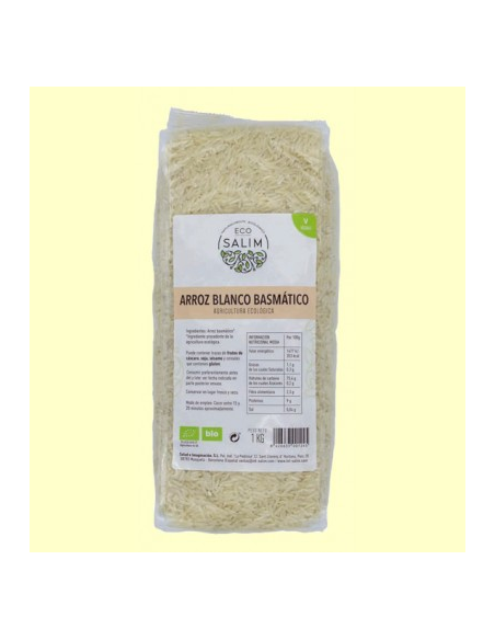 Arroz Blanco Basmatico 1 Kg  de Ecosalim