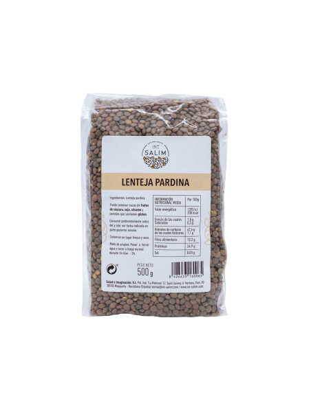 Lenteja Pardina Intsalim 500 g | Calidad y Sabor Natural