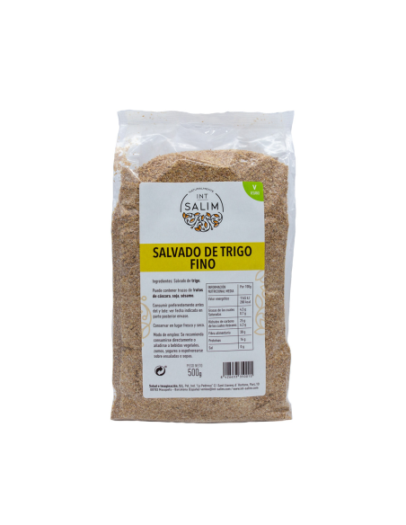 Salvado Integral de Trigo Fino 500g Intsalim – Salud Natural