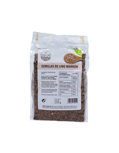 Semilla de Lino Marrón Intsalim 250g – Salud Natural
