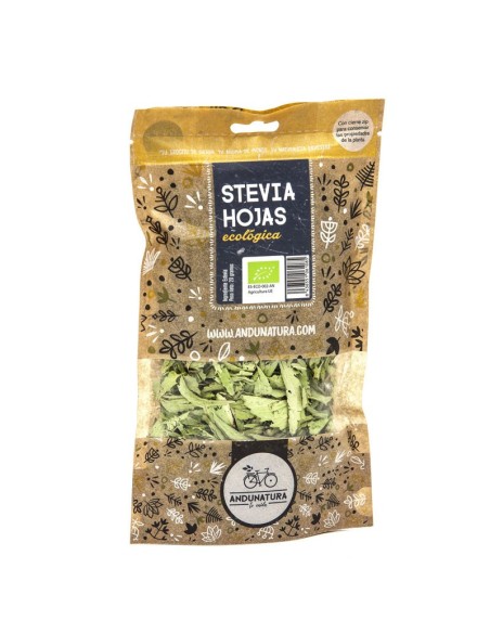 Stevia Hoja Bio 20g Andunatura - Endulza Naturalmente