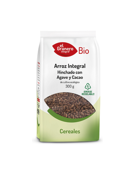 Arroz Integral Hinchado con Agave y Coco Bio 300g El Granero