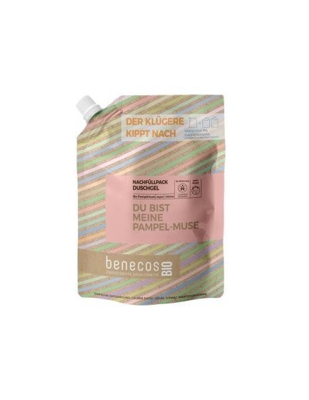 Gel De Baño Pomelo Recarga 1Lt. Bio Vegano Benecos