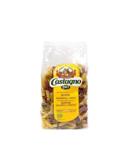 Espirales De Trigo Con Quinoa Remolacha 500 gramos Eco de Castagno