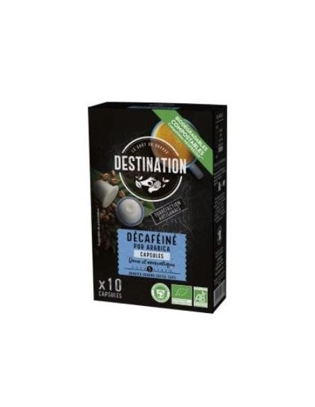 Cápsulas Biodegradables Pur Arabica Descafeinado Bio 10x5,5g