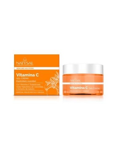 Vitamina C Gel-Crema 50ml para Piel Mixta-Grasa Natysal