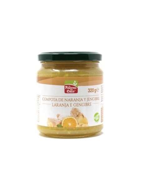 Compota De Naranja Y Jengibre 320 Gramos Bio La Finestra Sul Cielo