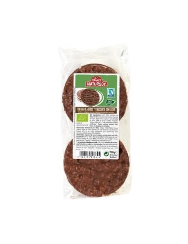 Tortas De Arroz Con Chocolate 100 Gramos Bio Natursoy