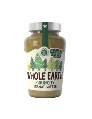 Crema de Cacahuete Crujiente Whole Earth 454 g Natural
