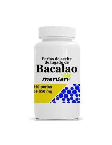 Aceite de Hígado de Bacalao 650mg 110 Perlas Mensan