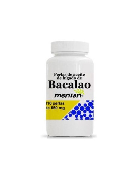 Aceite de Hígado de Bacalao 650mg 110 Perlas Mensan