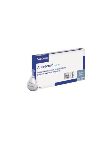 Allerderm Spot-On 2 Ml 6 Pip &Lt  10 Kilos Virbac Vet