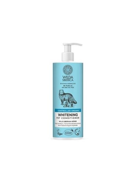 Acondicionador Pelo Blanco Para Mascotas 6Udx400 Ml Wilda Vet