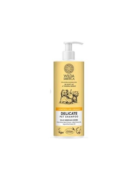 Champu Delicado Para Mascotas 6Udsx400 Mililitros Wilda Vet