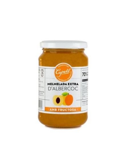 Mermelada De Albaricoque Con Fructosa 400 Gramos Capell