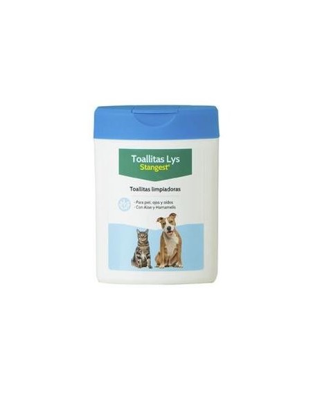 Toallitas Lys Piel Ojos Oidos Perros Y Gatos 40Uds Stangest Vet