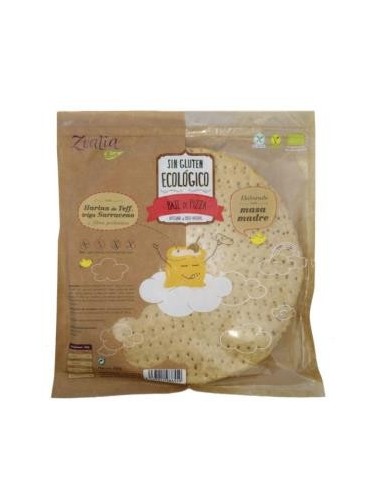 Base De Pizza  Masa Madre 370 Gramos Bio Sg Vegan Zealia