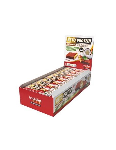 Choco Snack Coconut Barritas 24Uds. Keto Protein