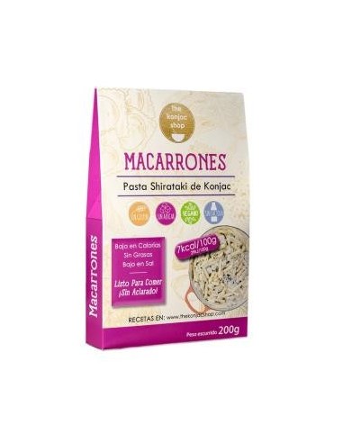 Macarrones De Konjac 200Gr. de The Konjac Shop