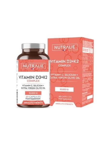 Vitamina D3+K2+C Complex 60 cápsulas | Nutralie Salud