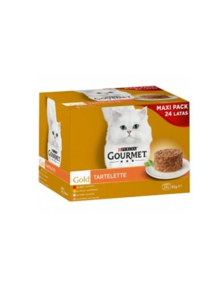 Gourmet Gold Tartalette 24X85 Gramos Purina Vet