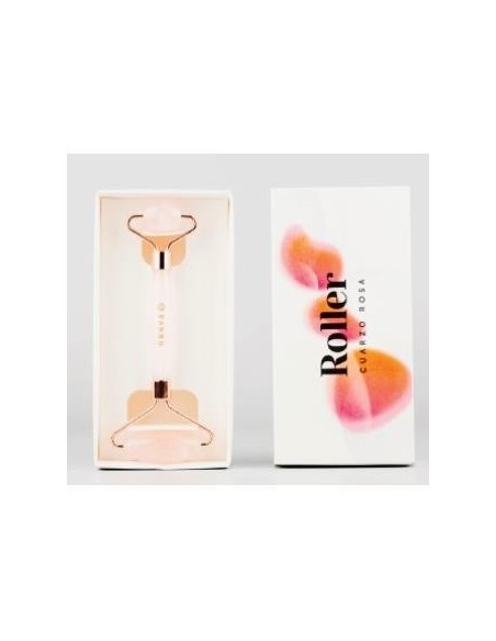 Banbu Jade Roller  Cuarzo Rosa Rojeces Facial. Banbu