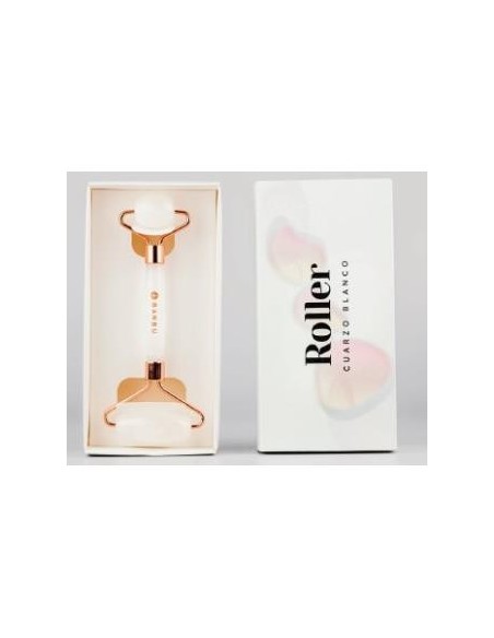 Banbu Jade Roller Cuarzo Blanco Tonificacion Facia Banbu