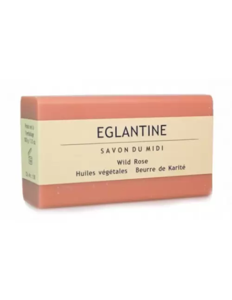 Jabon En Pastilla De Rosa Silvestre 100 Gramos Bio Savon Du Midi