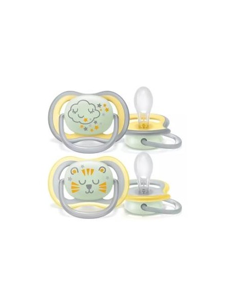 Chupete Nocturno +18Meses Neutro 2Uds. Scf376/01 Avent