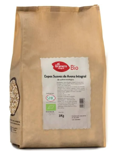 Copos Finos de Avena Integral Bio 3 kg - El Granero Integral