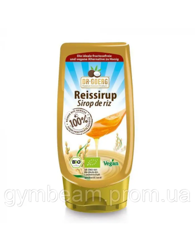 Sirope de Arroz Dr. Goerg 350 g – Dulzura Natural Saludable