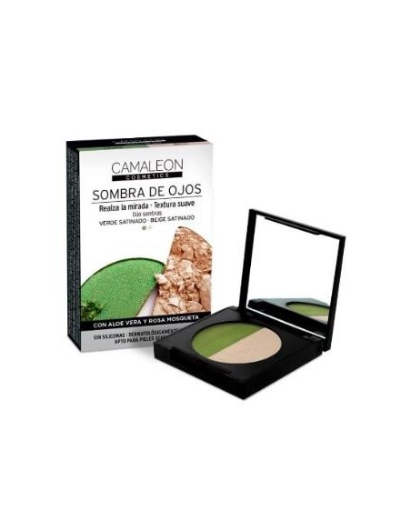 Camaleon Sombra De Ojos Duo Verde-Beige de Camaleon Cosmetics