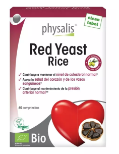 Levadura roja de arroz BIO 60 capsulas Physalis
