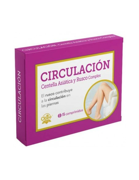 Circulacion 15 comprimidos (Línea viaje) de Obire