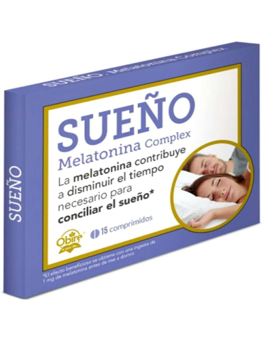 Sueño 15 comprimidos (Línea viaje) de Obire
