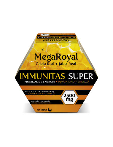 Megaroyal Immunitas Super 20 ampollas | Refuerza tu defensa