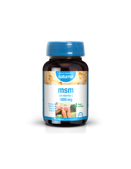 MSM + Vitamina C 1000 mg 90 Comprimidos Dietmed - Salud Óptima
