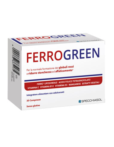 Ferrogren 30 Comprimidos Specchiasol – Hierro Natural Eficaz