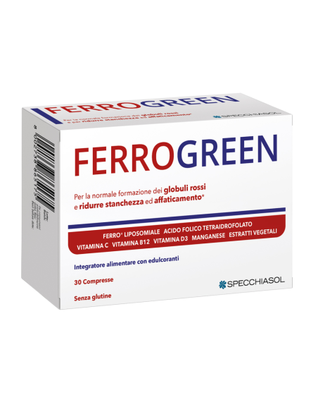Ferrogren 30 Comprimidos Specchiasol – Hierro Natural Eficaz