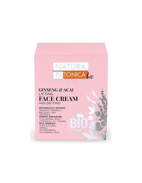 Crema Facial Ginseng-Acai 50 Mililitros Bio Natura Estonica