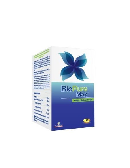 Bio Pure Max Omega 3 30 Cápsulas  Yfarma