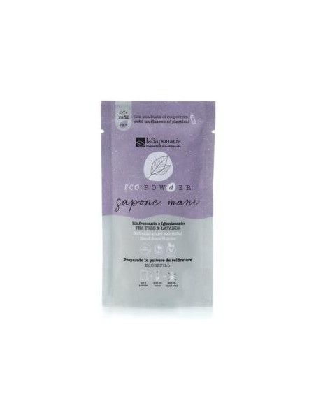 Sabonete em pó Tea Tree e Lavanda 25g La Saponaria