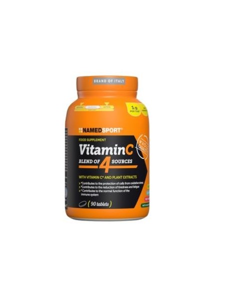 Vitamina C 4 Natural Blend 90 Comprimidos Named Sport