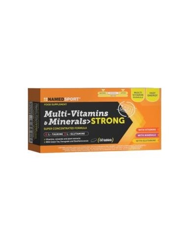Multi Vitamins-Minerals Strong 60 Comprimidos Named Sport
