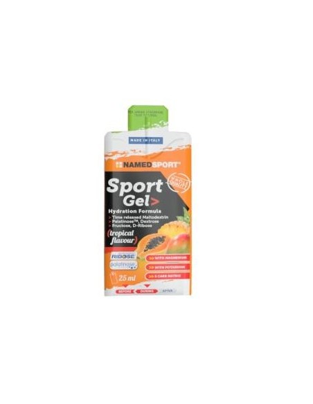 Sport Gel Tropical 32Geles. Named Sport