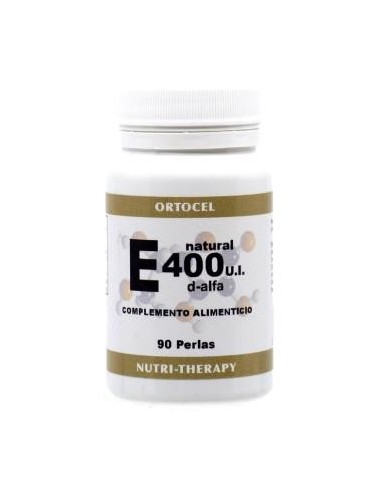 Vitamina E 400Ui D-Alpha (Natural) 90 Perlas Ortocel Nutri-Therapy