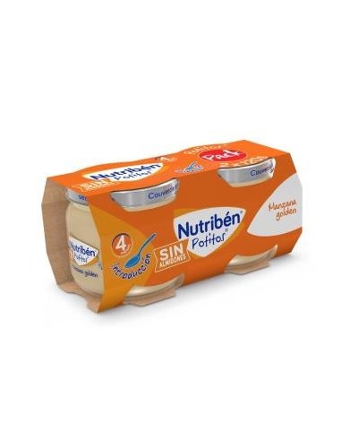 Nutriben Potito Introduccion Manzana Gold. 2X120Gr Nutriben