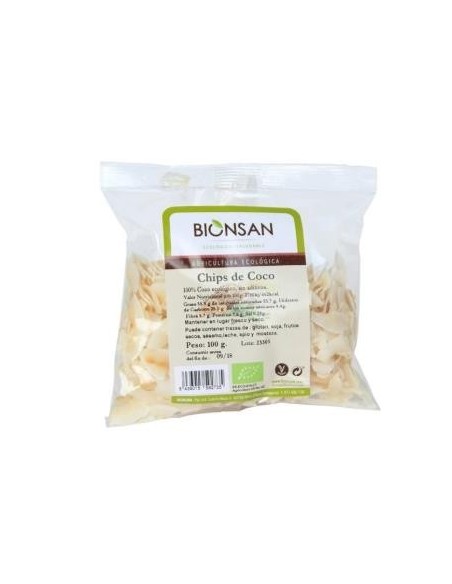 Chips De Coco 100 Gramos Eco Bionsan