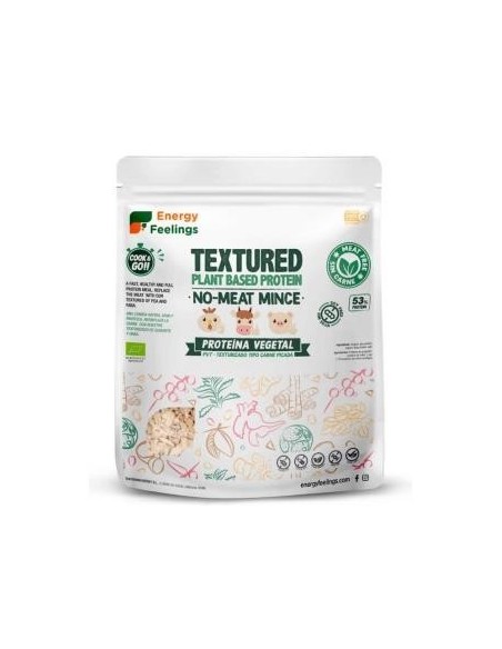 Carne Picada Texturizada 200 Gramos Eco Vegan Sg Energy Feelings